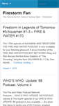 Mobile Screenshot of firestormfan.com